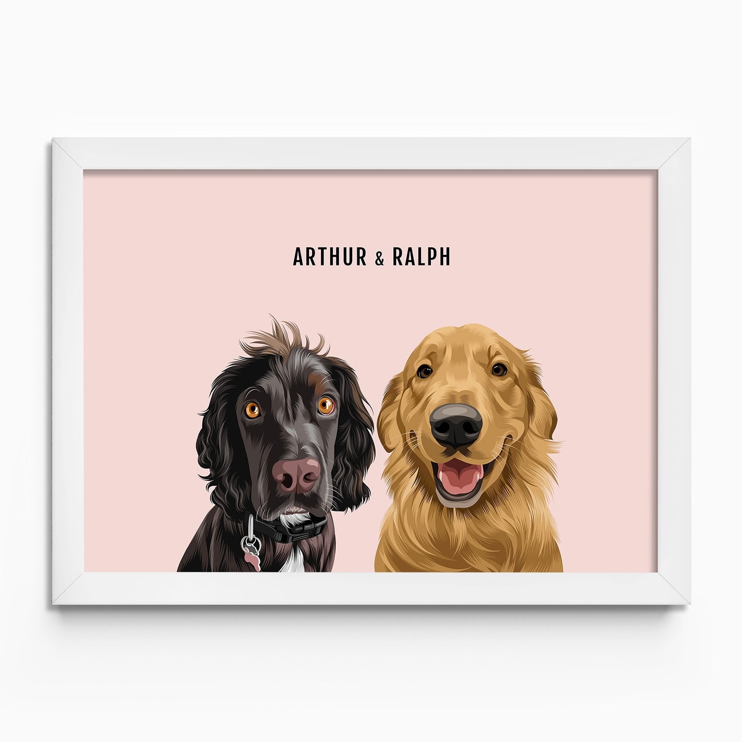 The Original Custom 2 Pet Portrait