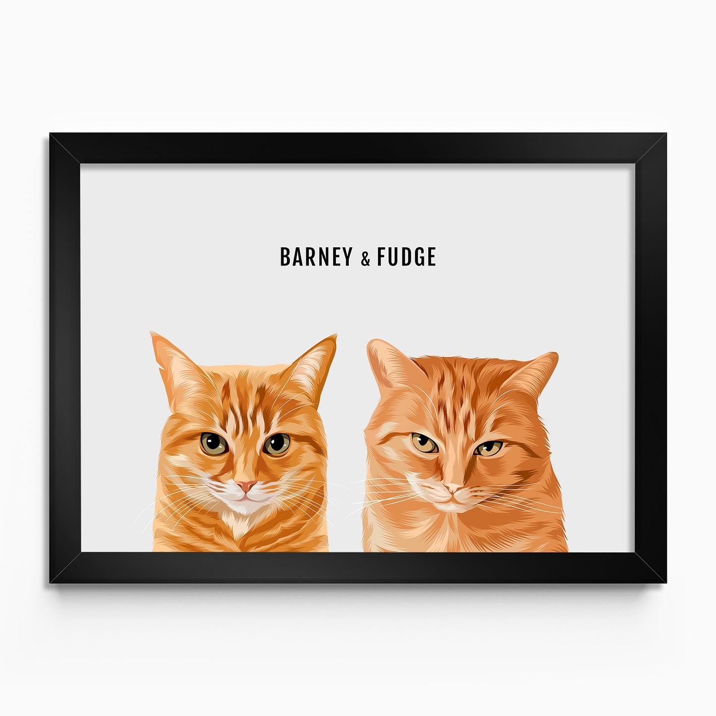 The Original Custom 2 Pet Portrait