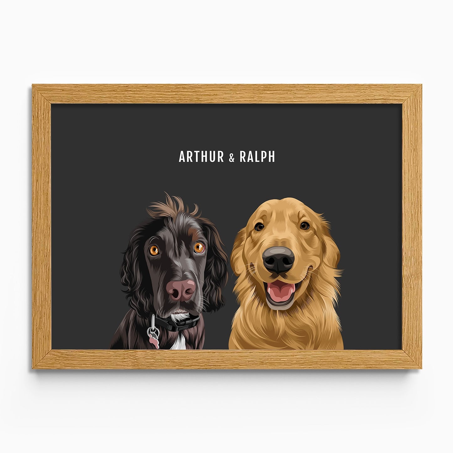The Original Custom 2 Pet Portrait